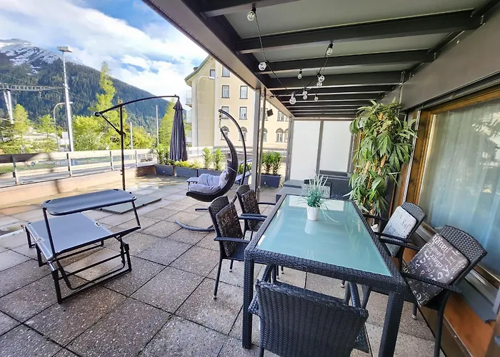 Apartament Fuer 4 Pers Neben Talstation Parsennbahn Und Buenda Skilift Private Dachterrasse